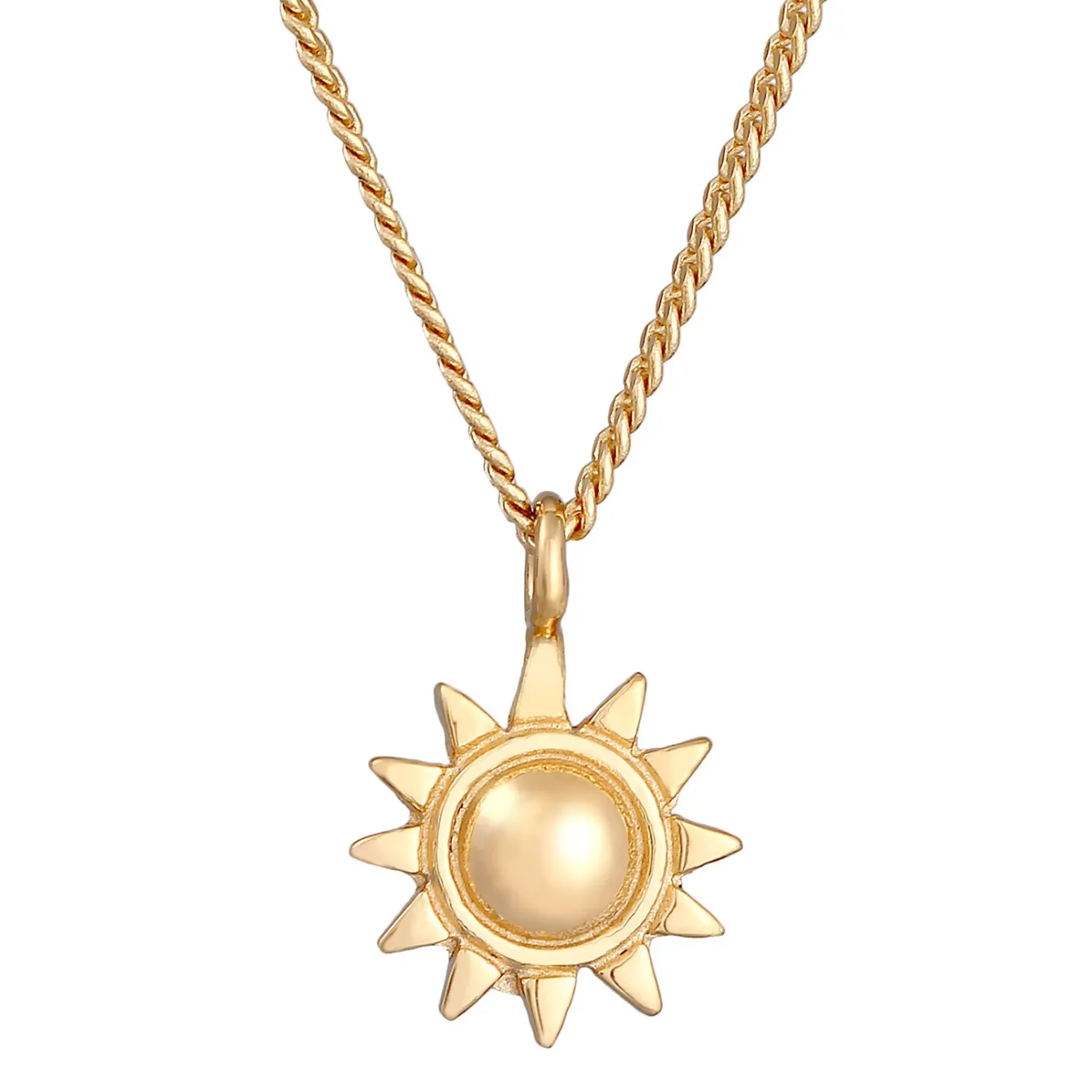 Elli "Halskette Sonne< Roségold|Symbol-schmuck