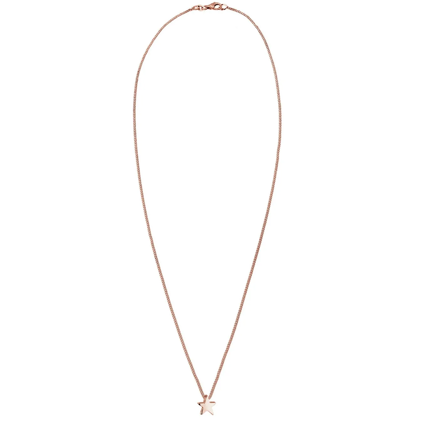 Elli "Halskette Stern Astro< Silber|Roségold