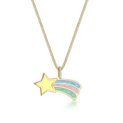 Elli "Halskette Sternschnuppe | Emaille<Kinder Kinderschmuck