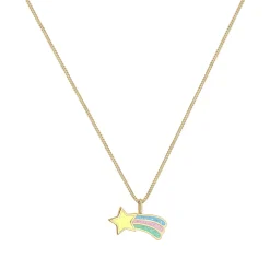 Elli "Halskette Sternschnuppe | Emaille<Kinder Kinderschmuck