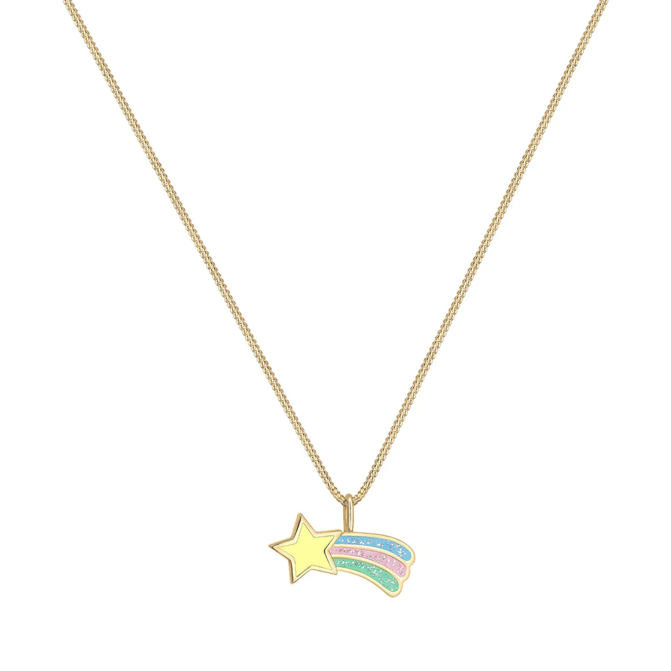 Elli "Halskette Sternschnuppe | Emaille<Kinder Kinderschmuck