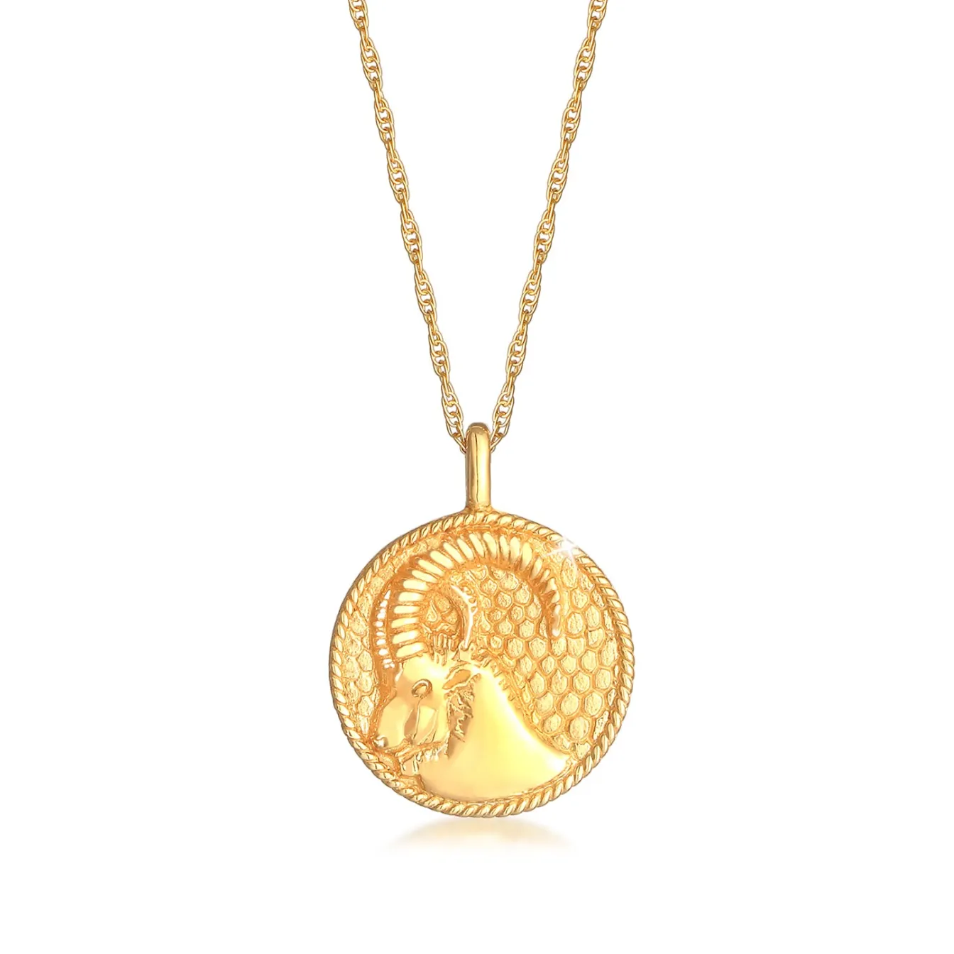 Elli "Halskette Sternzeichen Steinbock< Symbol-schmuck|Personalisierter Schmuck