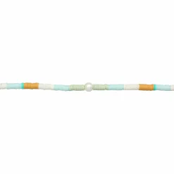 Elli "Halskette Surfer Trend | Muschelkernperlen, Heishi Perlen (Bunt)< Perlen|Halsketten