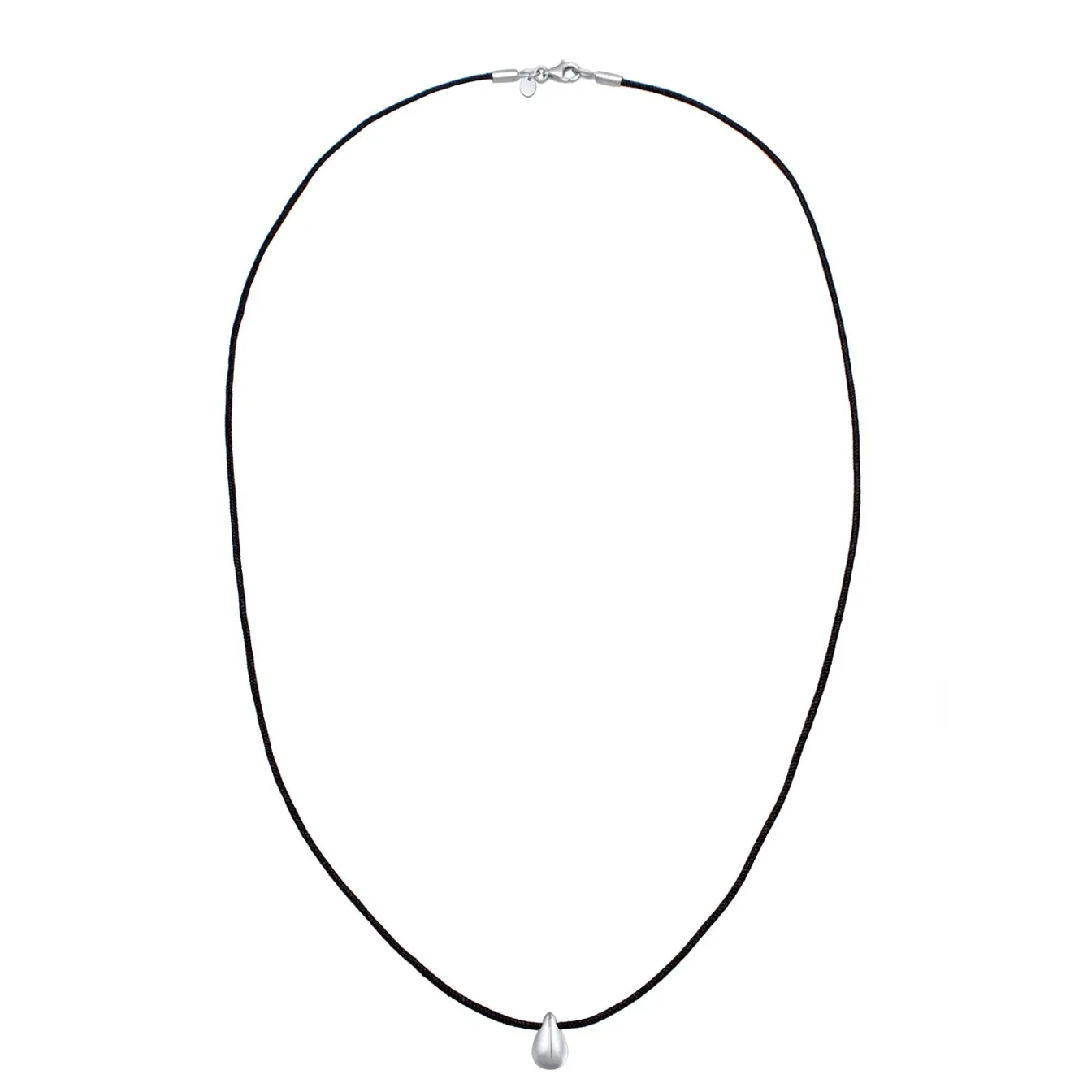 Elli "Halskette Tropfen | Nylon (schwarz)< Vergoldet|Halsketten