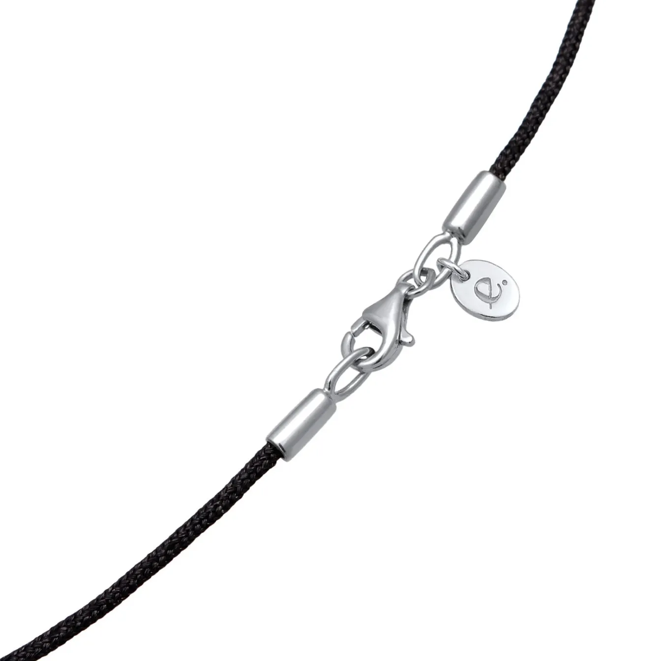 Elli "Halskette Tropfen | Nylon (schwarz)< Vergoldet|Halsketten