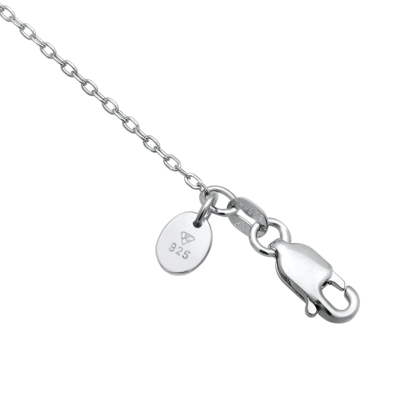 Elli "Halskette Tropfen | Synthetischer Smaragd (Grün) & Zirkonia (Weiß)< Vergoldet|Halsketten