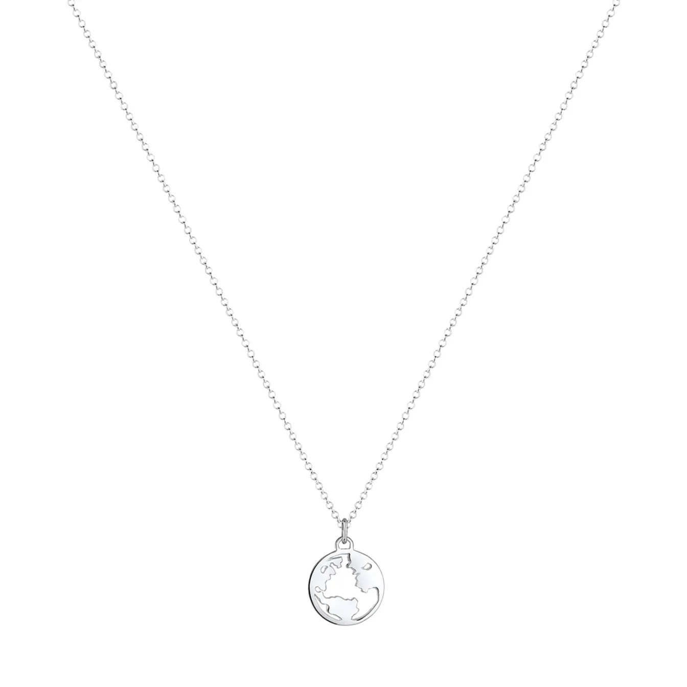 Elli "Halskette Weltkugel Anhänger< Roségold|Symbol-schmuck