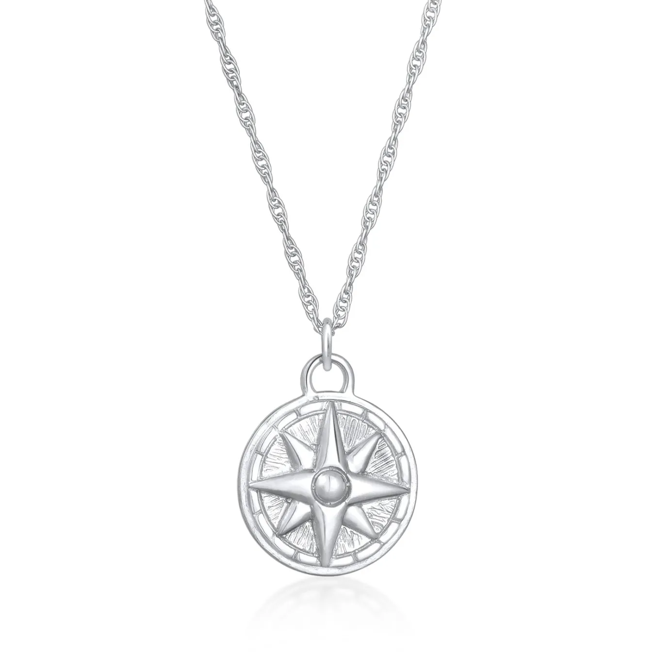 Elli "Halskette Windrose< Silber|Symbol-schmuck