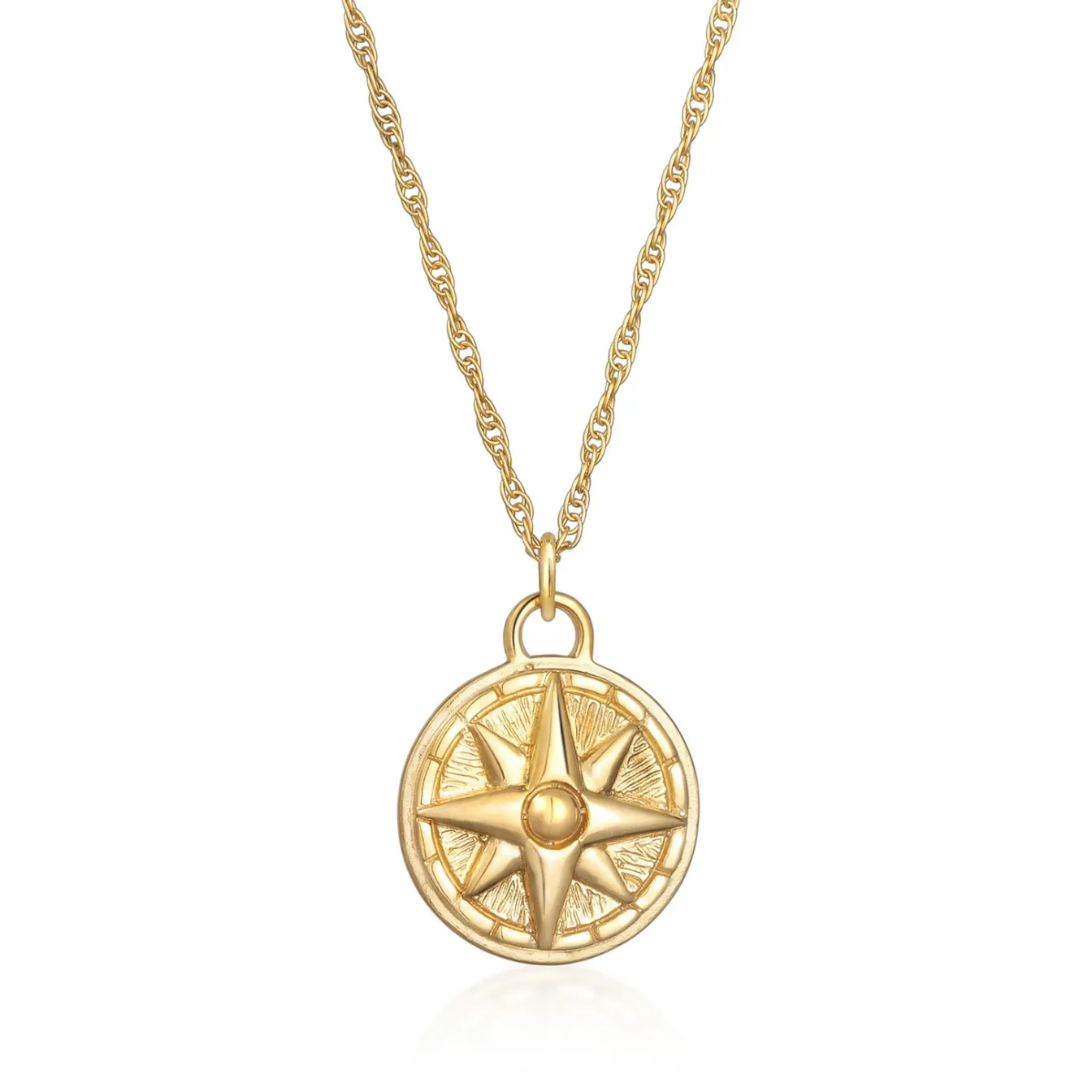 Elli "Halskette Windrose< Silber|Symbol-schmuck