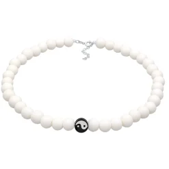 Elli "Halskette Ying Yang | Harzperlen< Symbol-schmuck|Letzte Chance