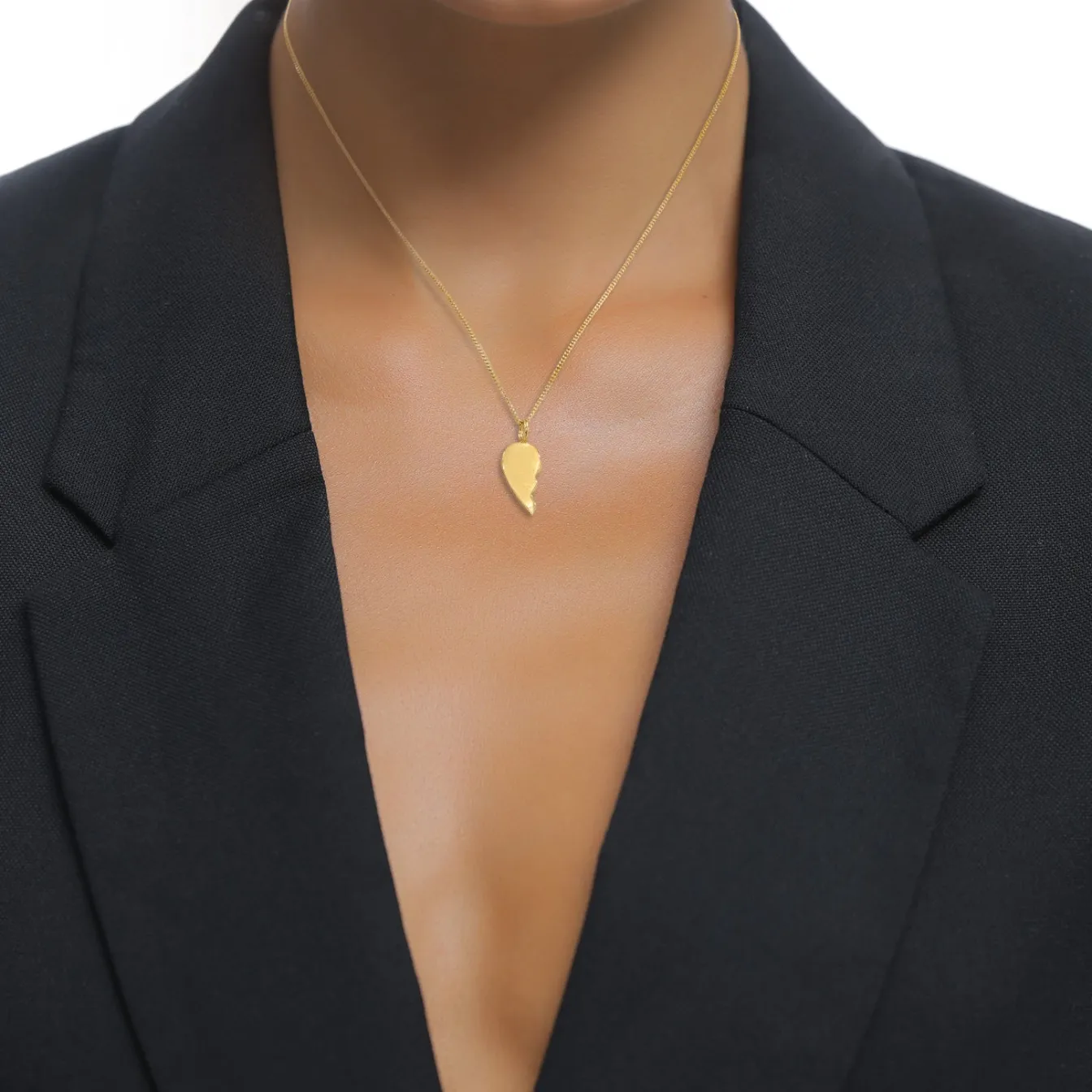 Elli "Halsketten-Set Herz< Vergoldet|Symbol-schmuck