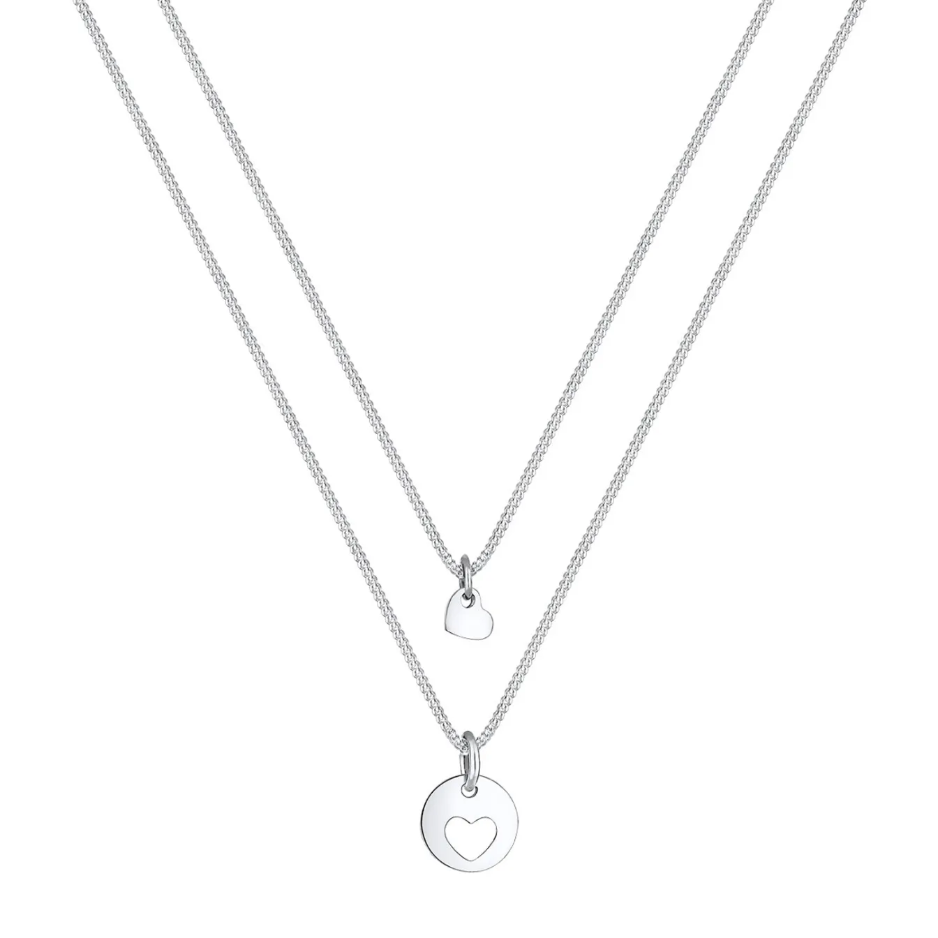 Elli "Halskettenset Herz Mutter Kind< Roségold|Symbol-schmuck
