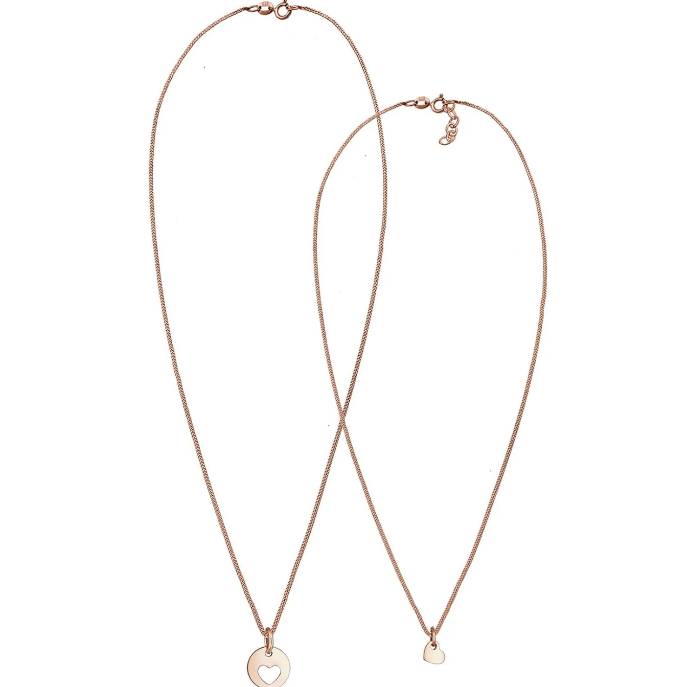 Elli "Halskettenset Herz Mutter Kind< Roségold|Symbol-schmuck