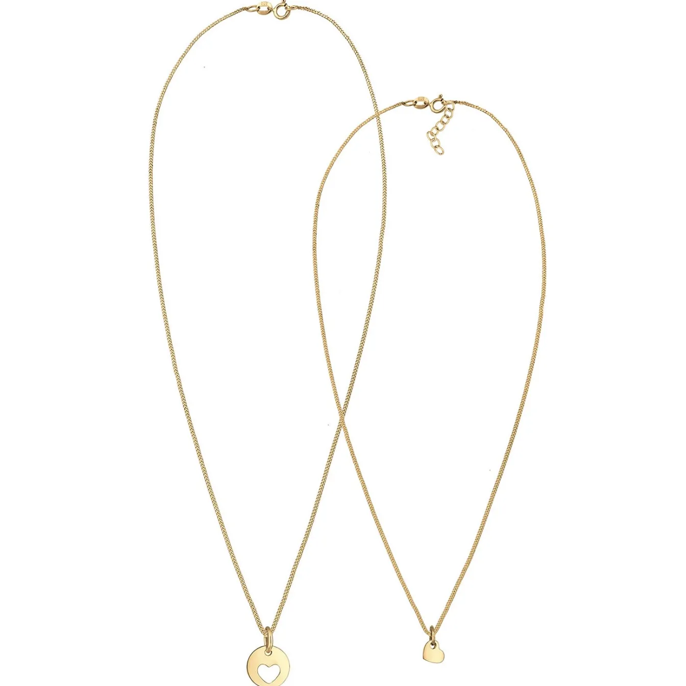 Elli "Halskettenset Herz Mutter Kind< Roségold|Symbol-schmuck
