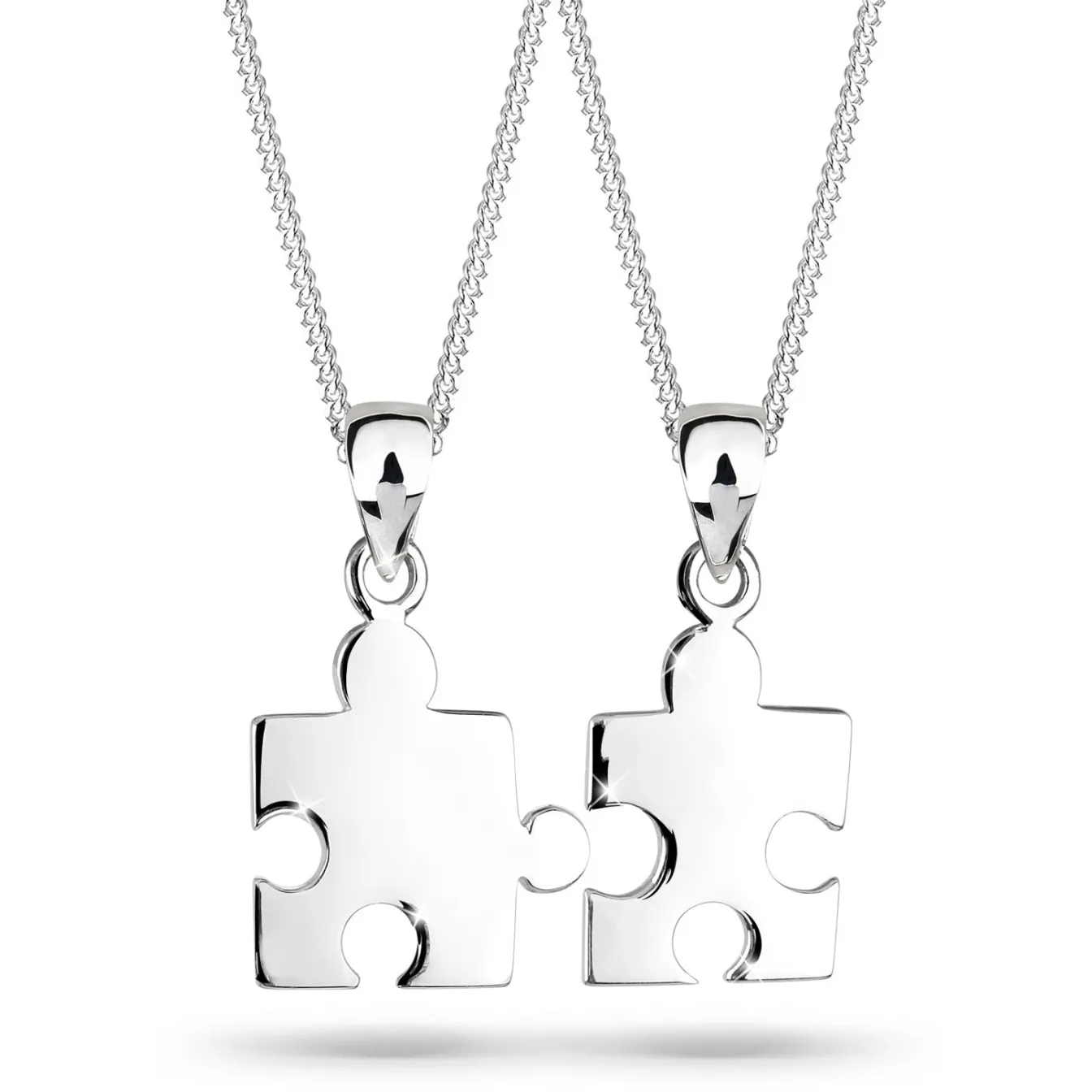 Elli "Halskettenset Puzzle< Symbol-schmuck|Halsketten