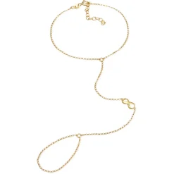 Elli "Handchain Infinity< Vergoldet|Symbol-schmuck