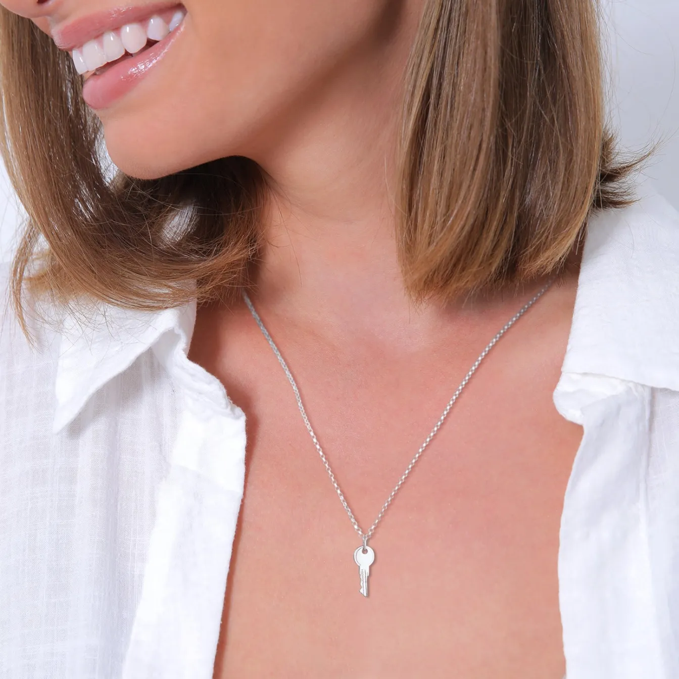 Elli "Ketten-Set Schloss & Schlüssel< Symbol-schmuck|Herz-schmuck