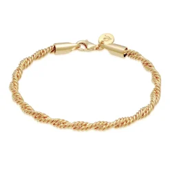 Elli "Kordel-Armband< Armbänder|Vergoldet