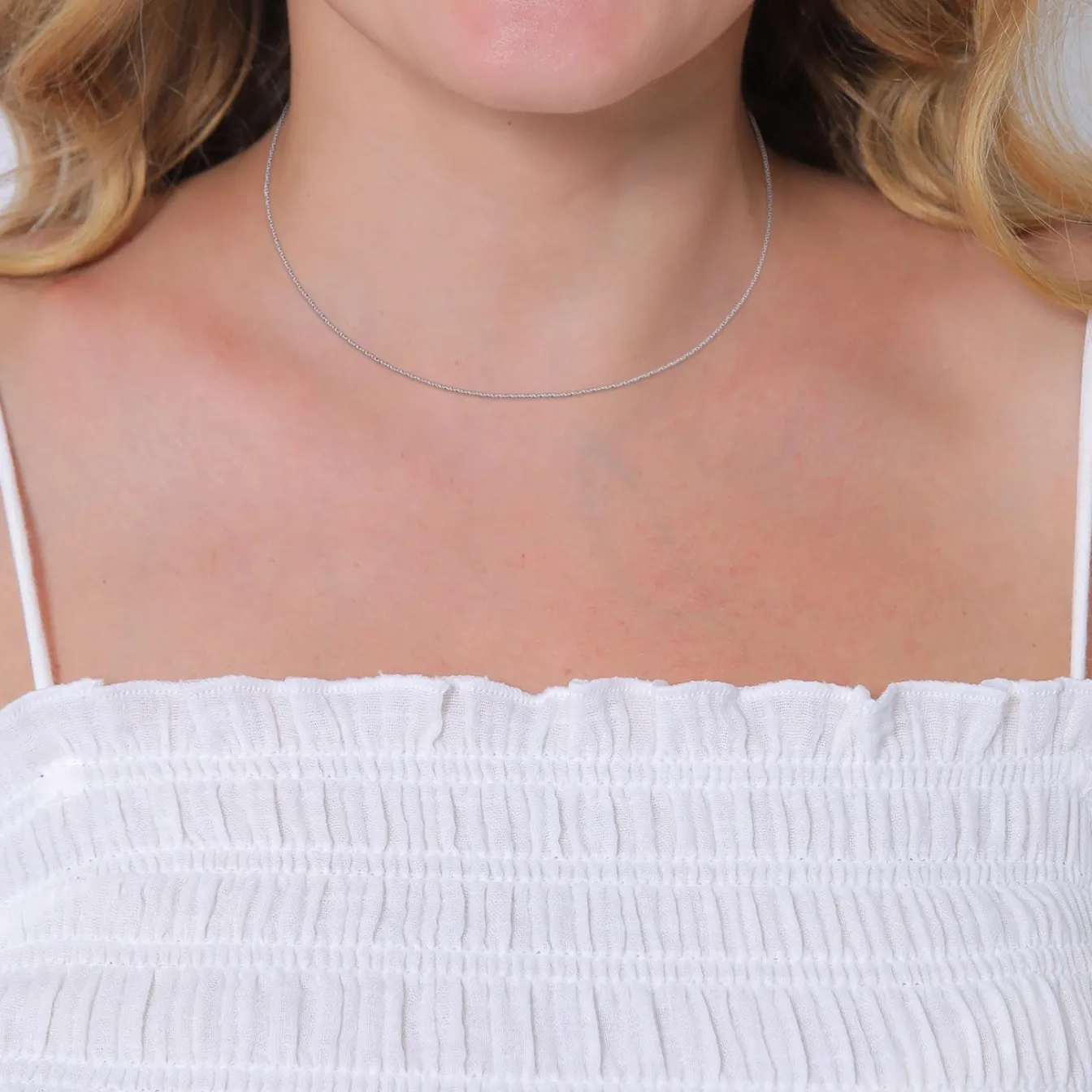 Elli "Kordel-Choker< Vergoldet|Halsketten