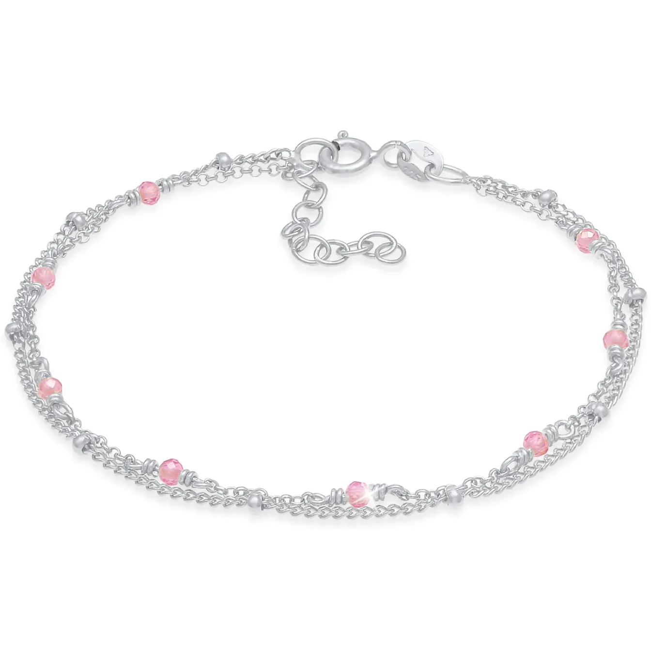 Elli "Kugel-Armband | Quarz ( Rosa )< Armbänder|Silber