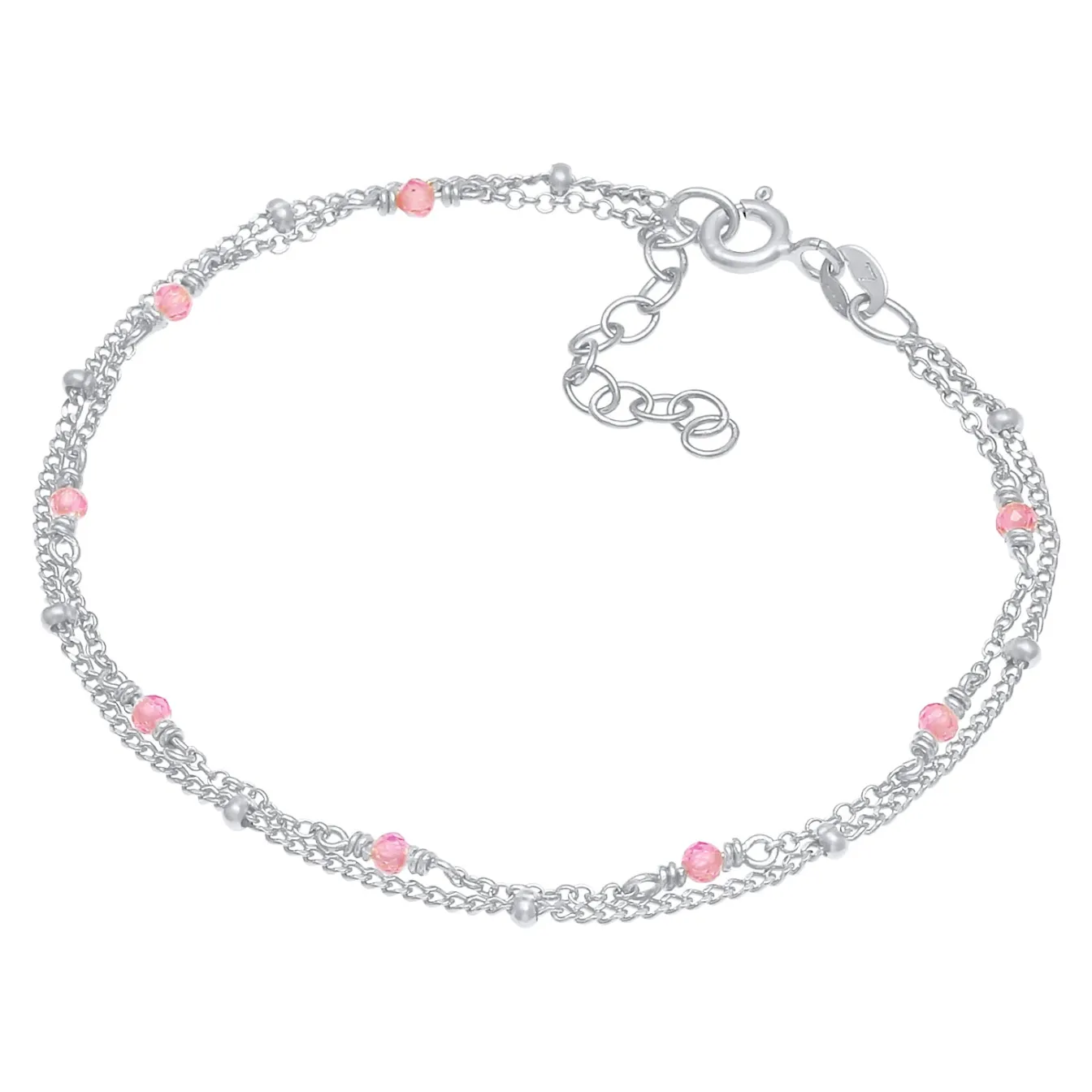Elli "Kugel-Armband | Quarz ( Rosa )< Armbänder|Silber