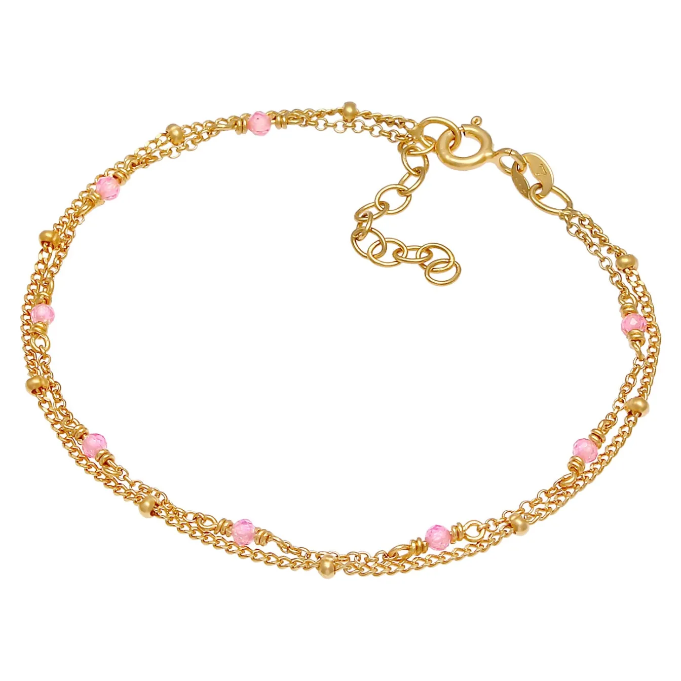 Elli "Kugel-Armband | Quarz ( Rosa )< Armbänder|Silber
