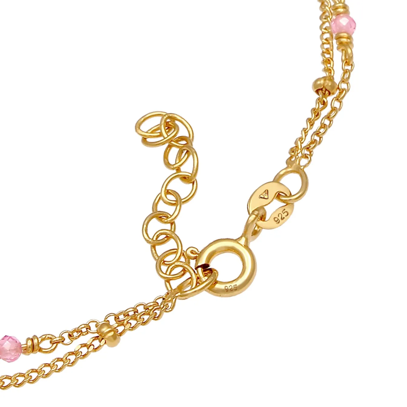 Elli "Kugel-Armband | Quarz ( Rosa )< Armbänder|Silber