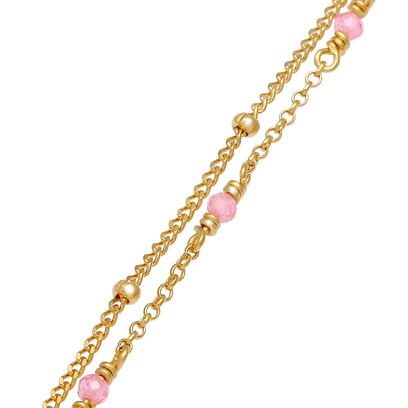 Elli "Kugel-Armband | Quarz ( Rosa )< Armbänder|Silber