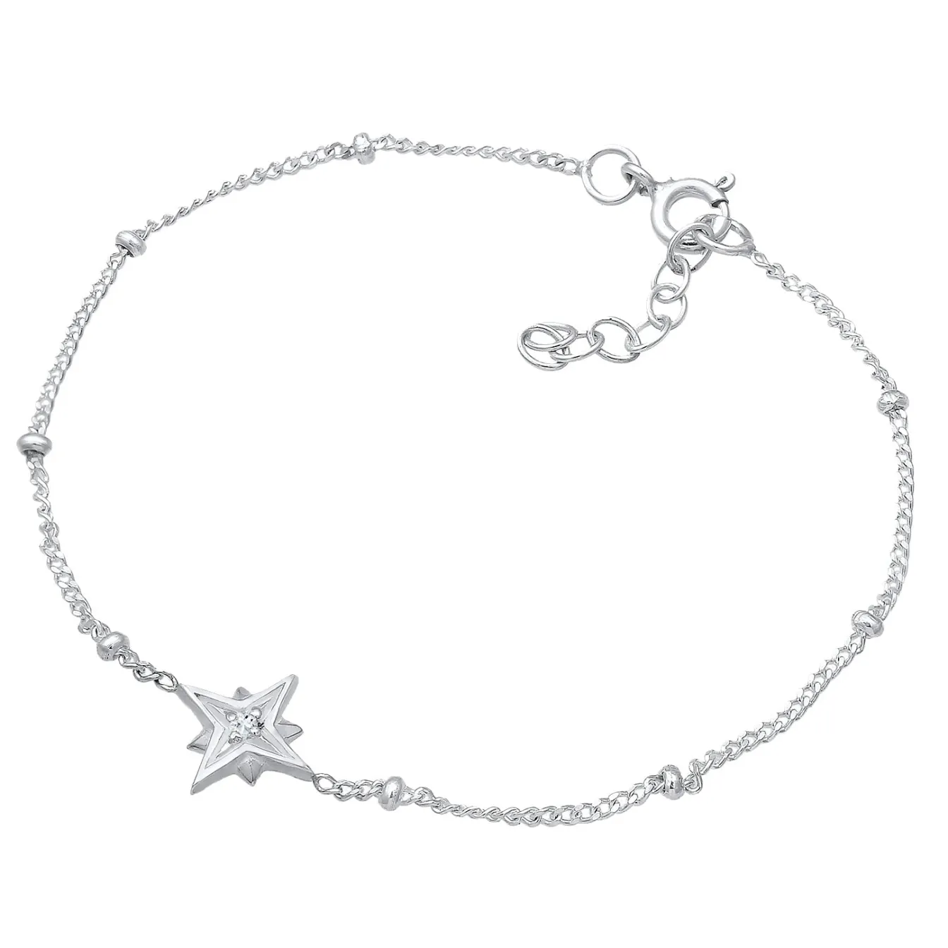 Elli "Kugel-Armband Astro | Topas ( Weiß )< Armbänder|Vergoldet