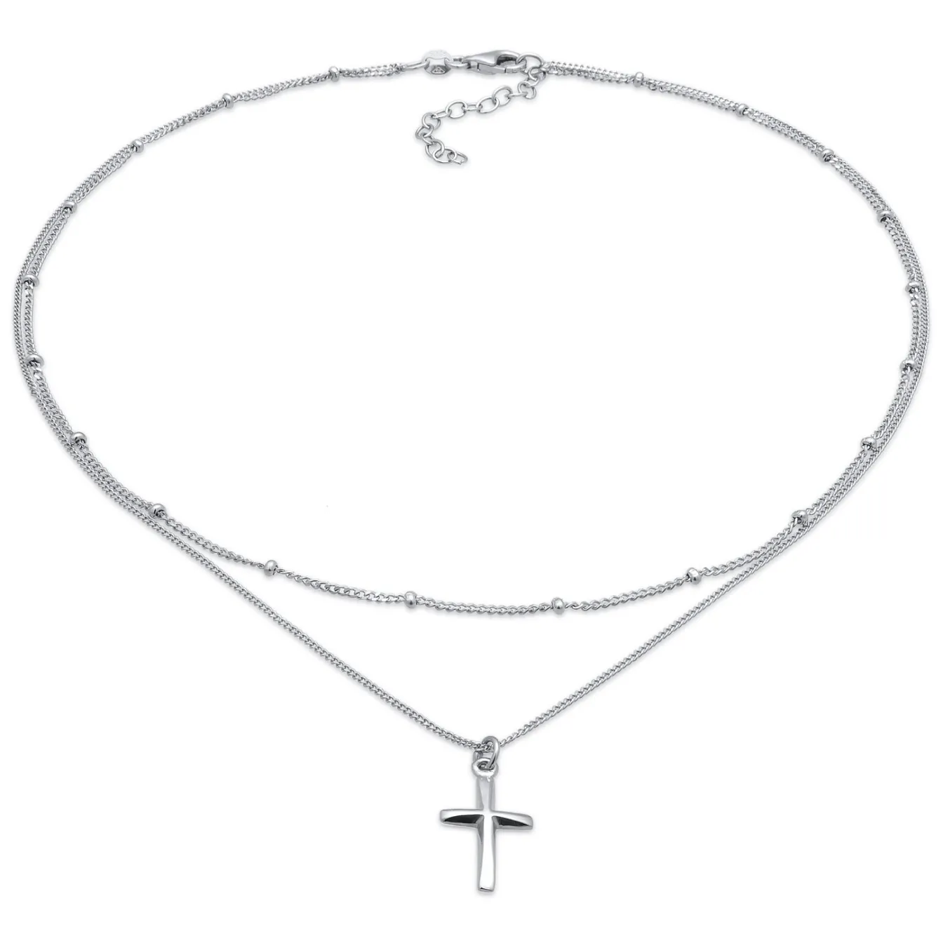 Elli "Kugel-Choker Kreuz< Symbol-schmuck|Halsketten