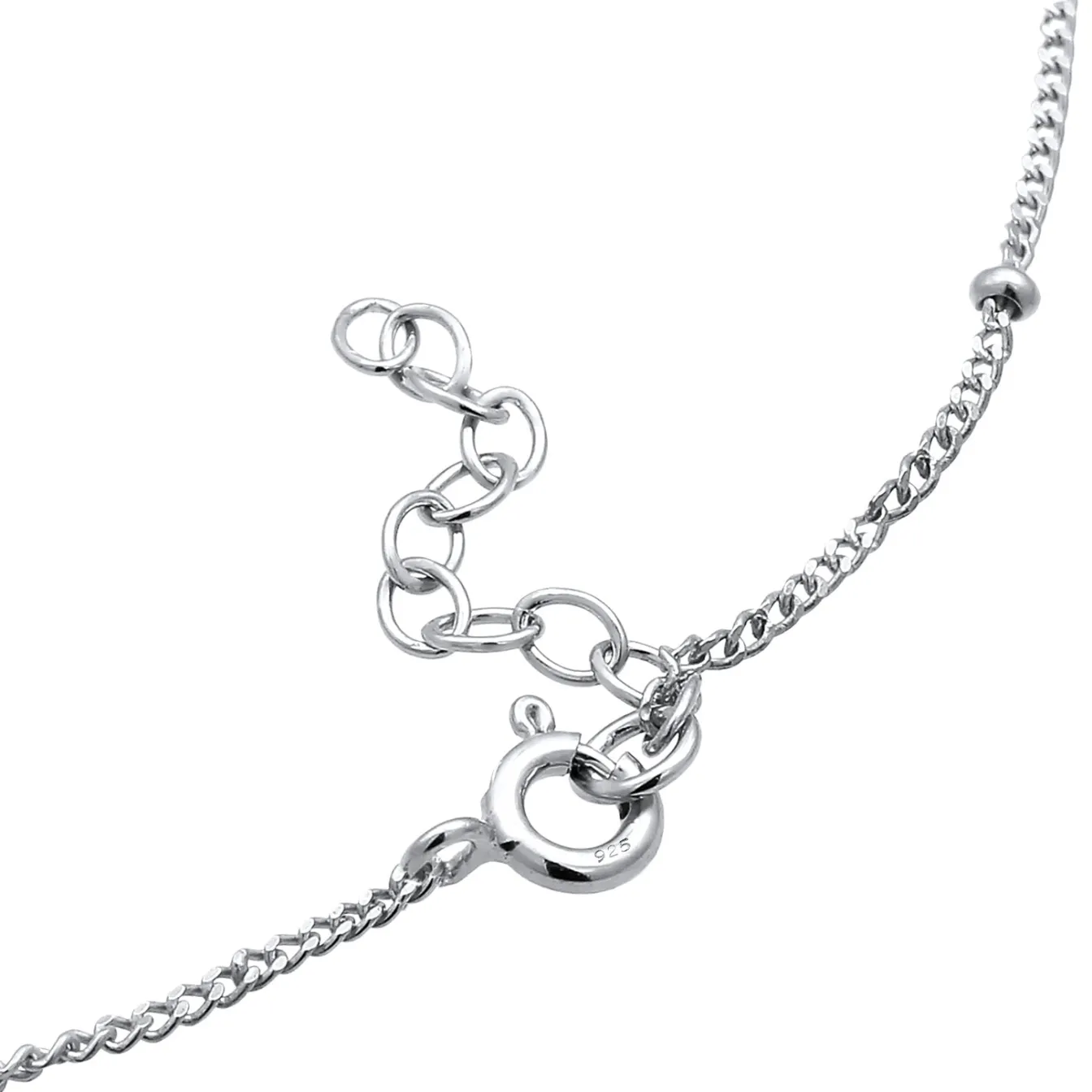 Elli "Kugel-Fußkettchen Herz< Roségold|Symbol-schmuck