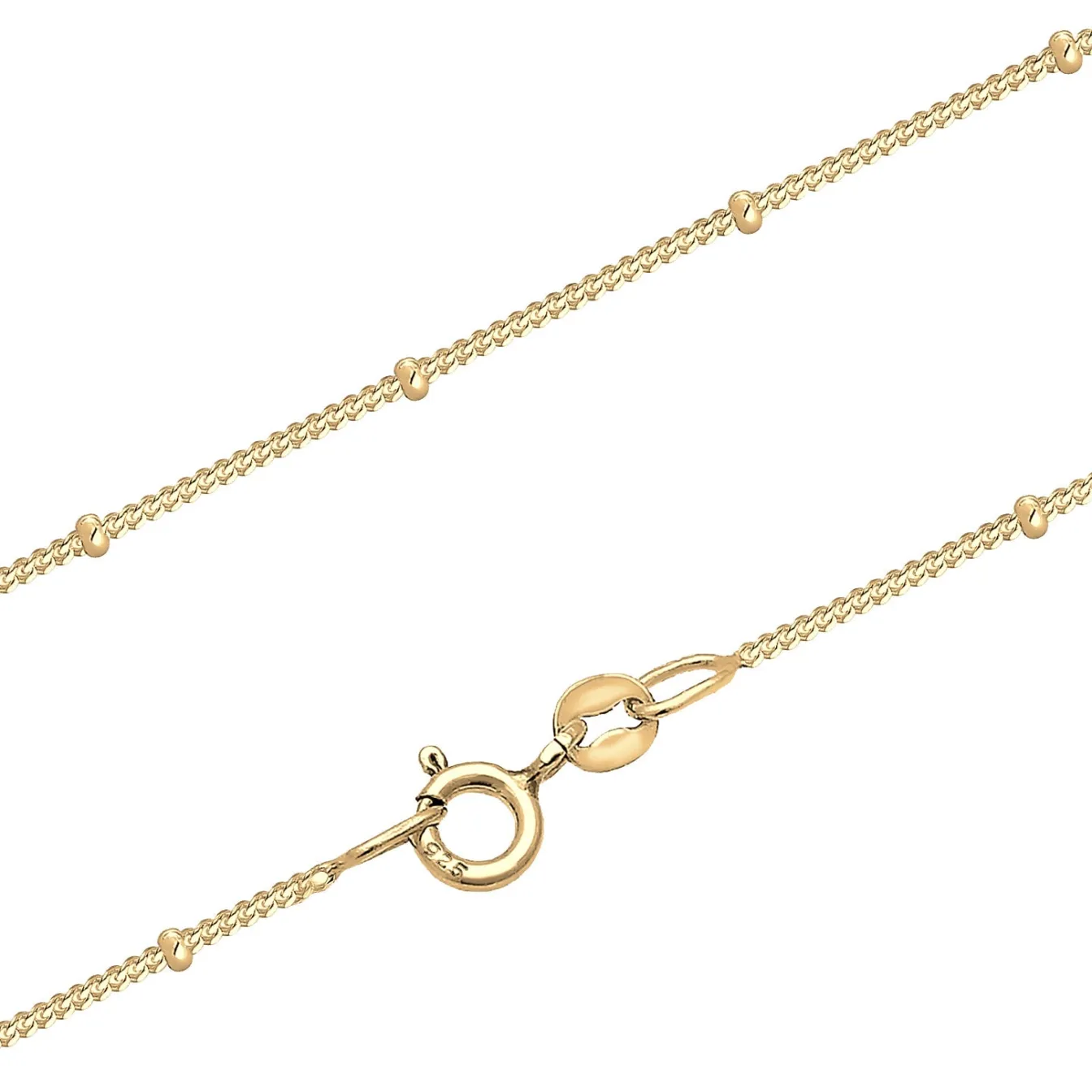 Elli "Kugel-Halskette Blume< Vergoldet|Symbol-schmuck