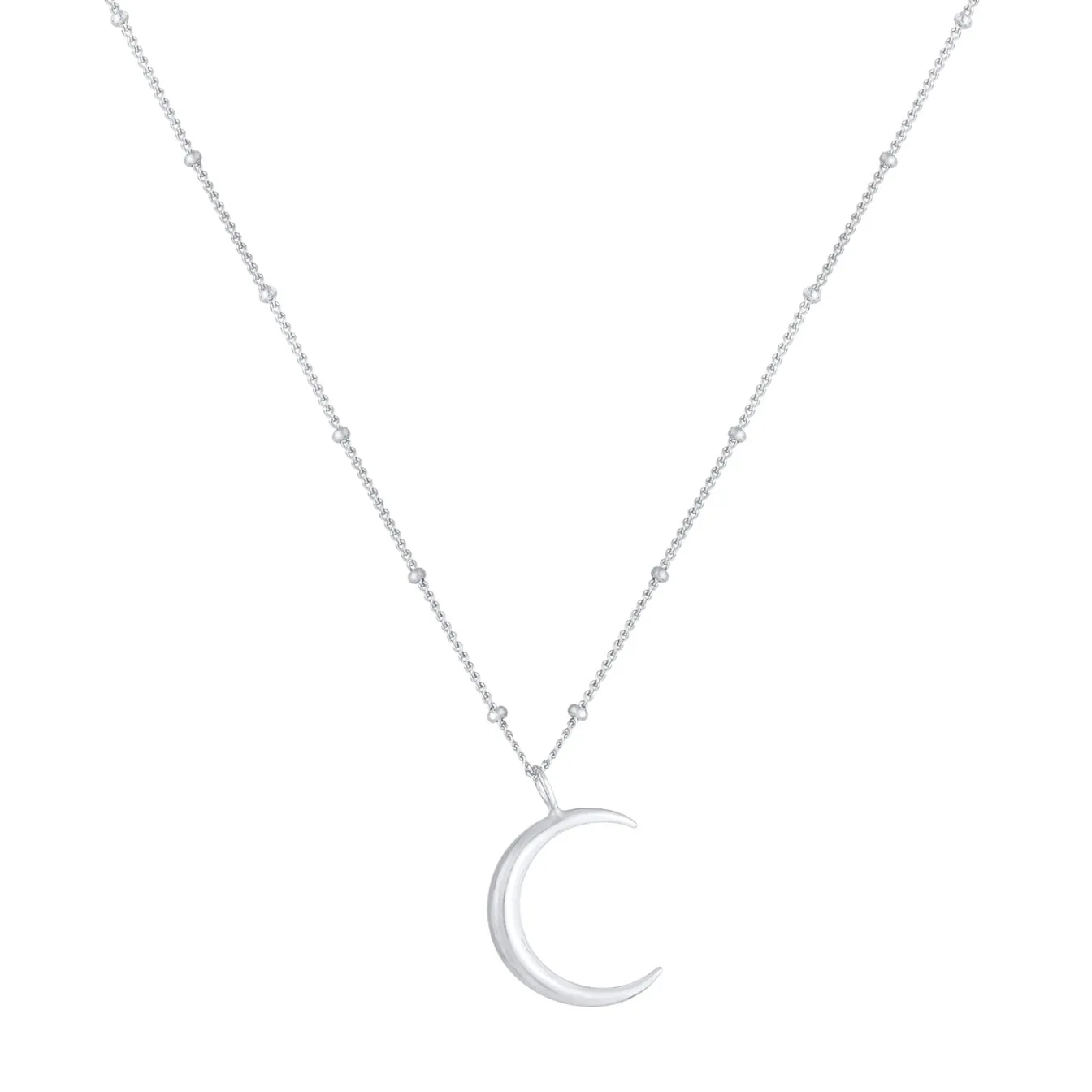 Elli "Kugel-Halskette Halbmond< Symbol-schmuck|Halsketten