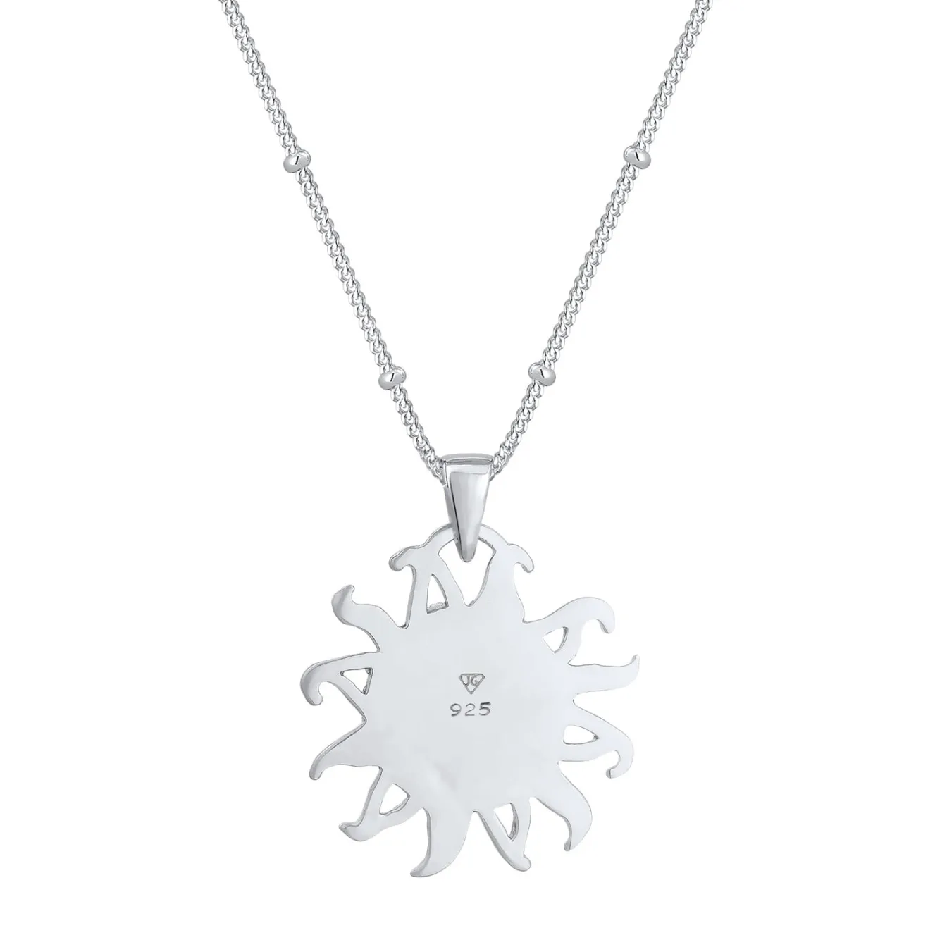 Elli "Kugel-Halskette Halbmond< Symbol-schmuck|Halsketten