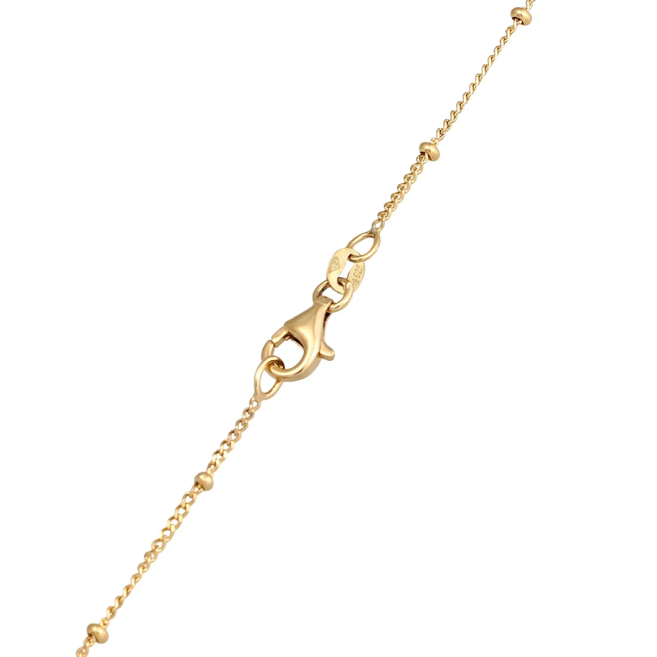 Elli "Kugel-Halskette Münze< Vergoldet|Symbol-schmuck