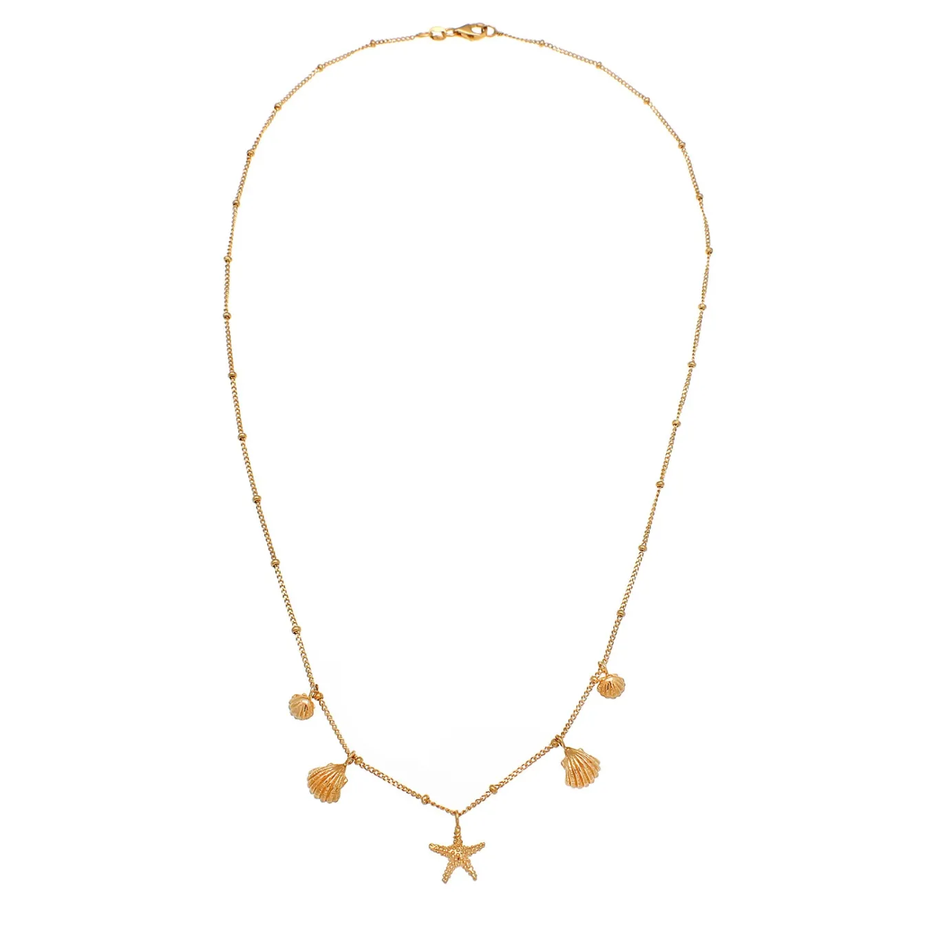Elli "Kugel-Halskette Muschel< Symbol-schmuck|Halsketten