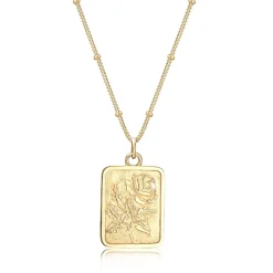 Elli "Kugel-Halskette Rose< Symbol-schmuck|Halsketten