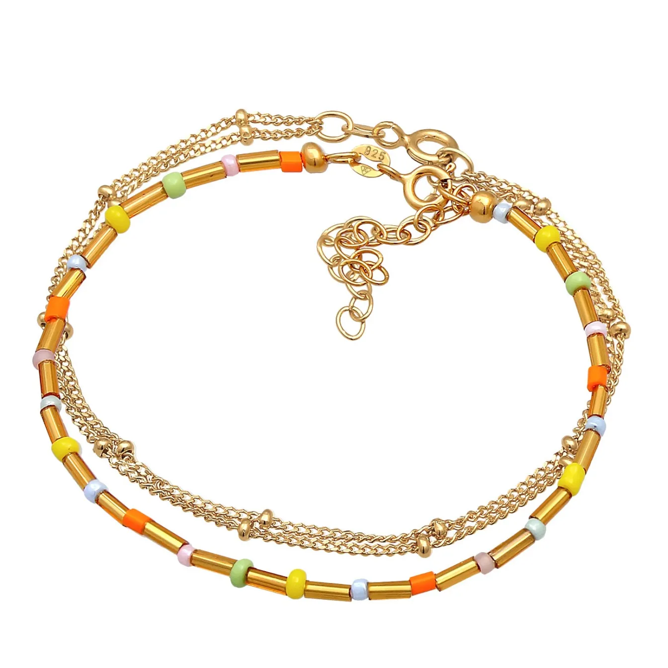 Elli "Layer-Armband Beads< Armbänder|Vergoldet