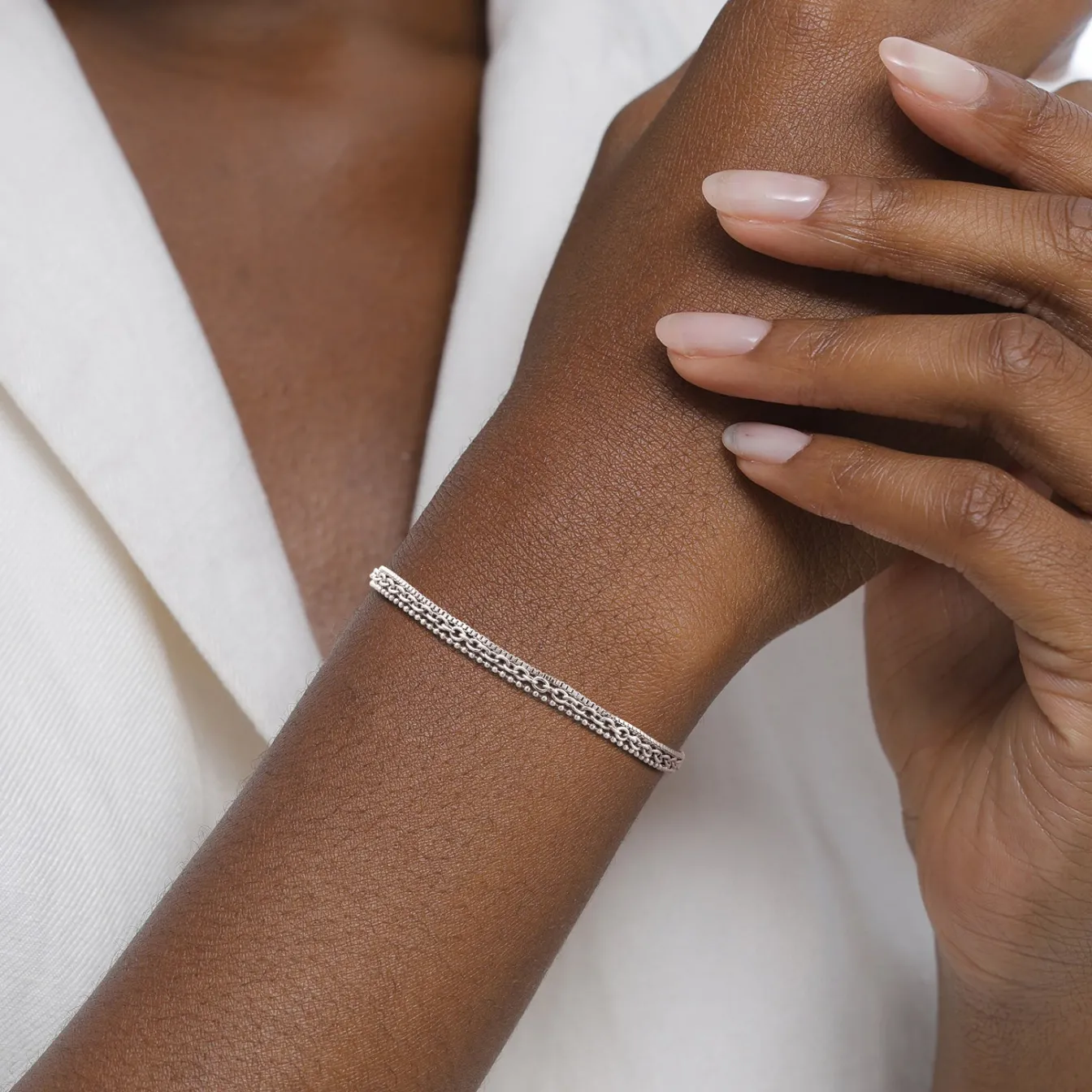Elli "Layer-Armband Glieder< Vergoldet|Armbänder