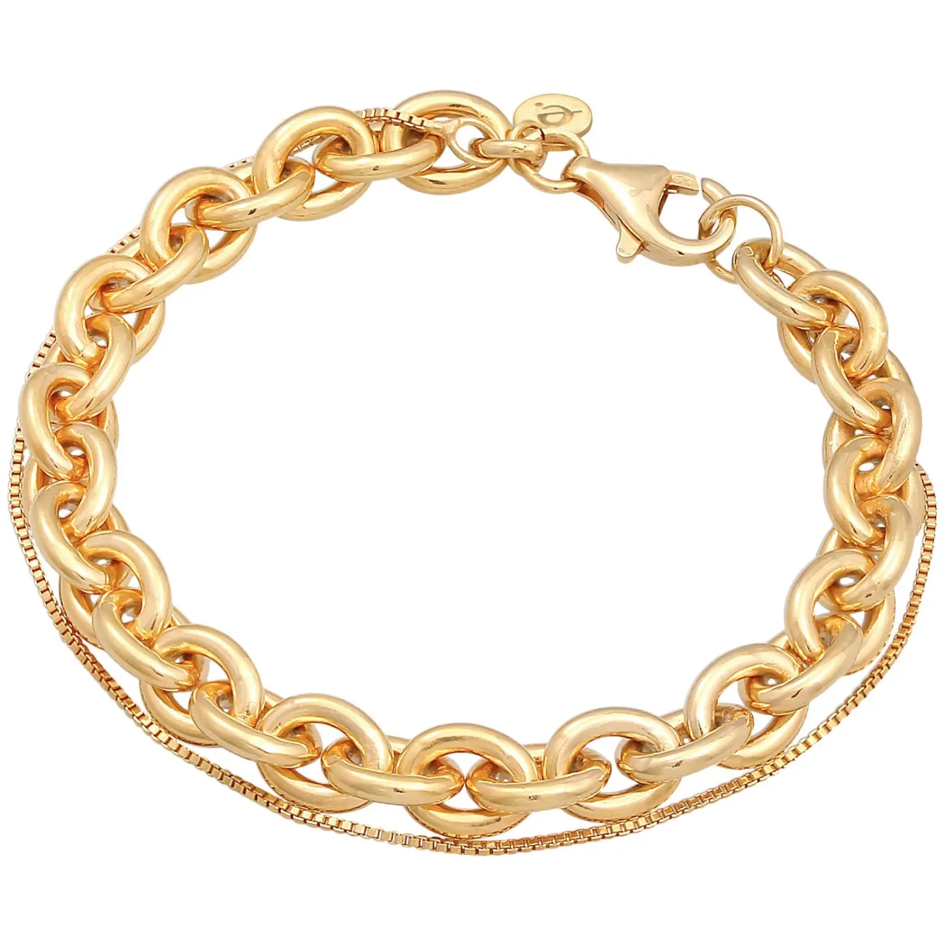 Elli "Layer-Armband Glieder< Armbänder|Vergoldet