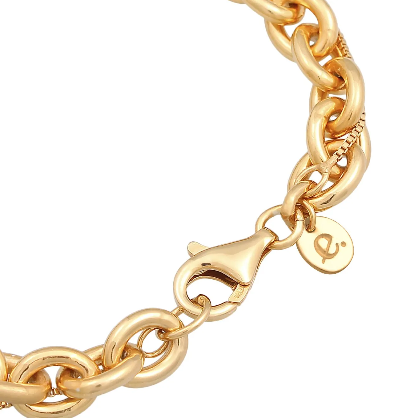 Elli "Layer-Armband Glieder< Armbänder|Vergoldet