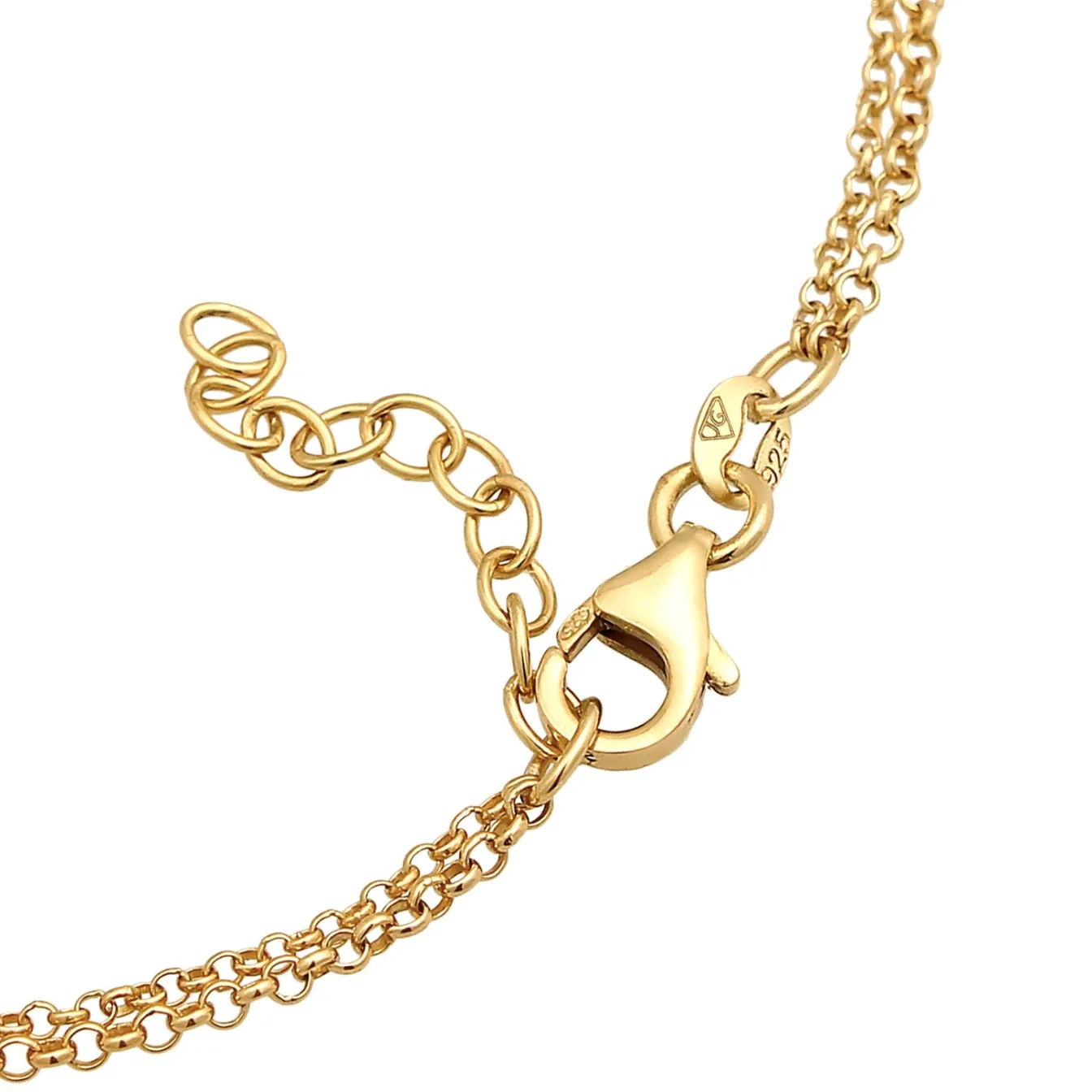 Elli "Layer-Armband Infinity Herz | Zirkonia (Weiß)< Symbol-schmuck|Herz-schmuck