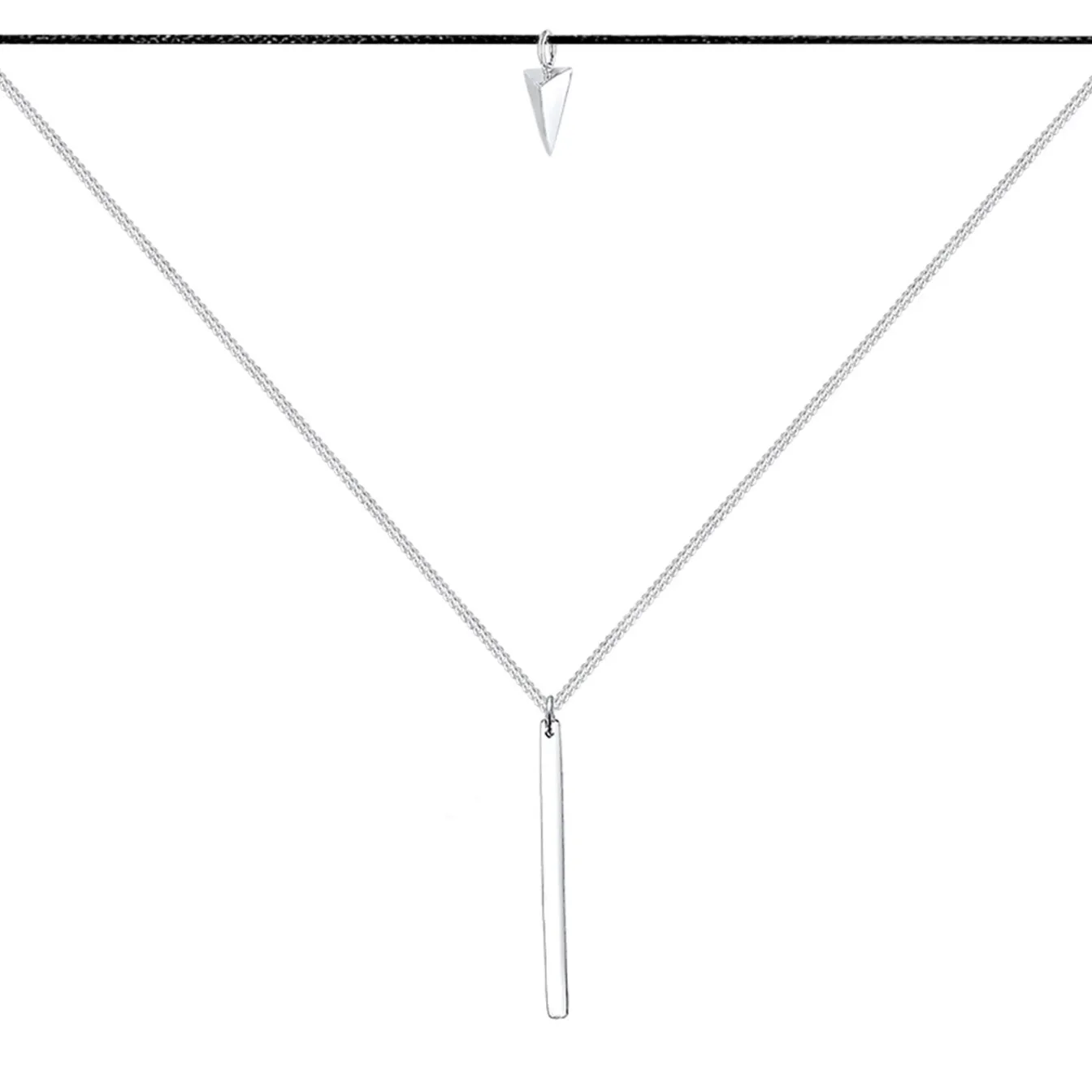 Elli "Layer-Choker< Halsketten|Vergoldet