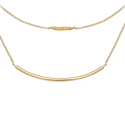 Elli "Layer-Choker Cuff< Vergoldet|Halsketten