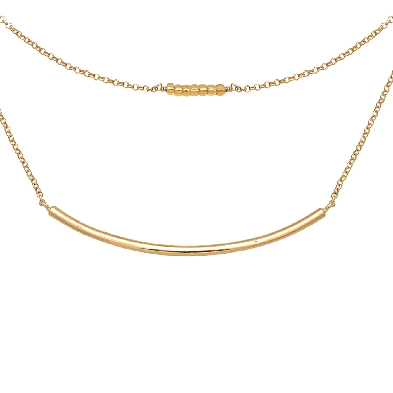 Elli "Layer-Choker Cuff< Vergoldet|Halsketten
