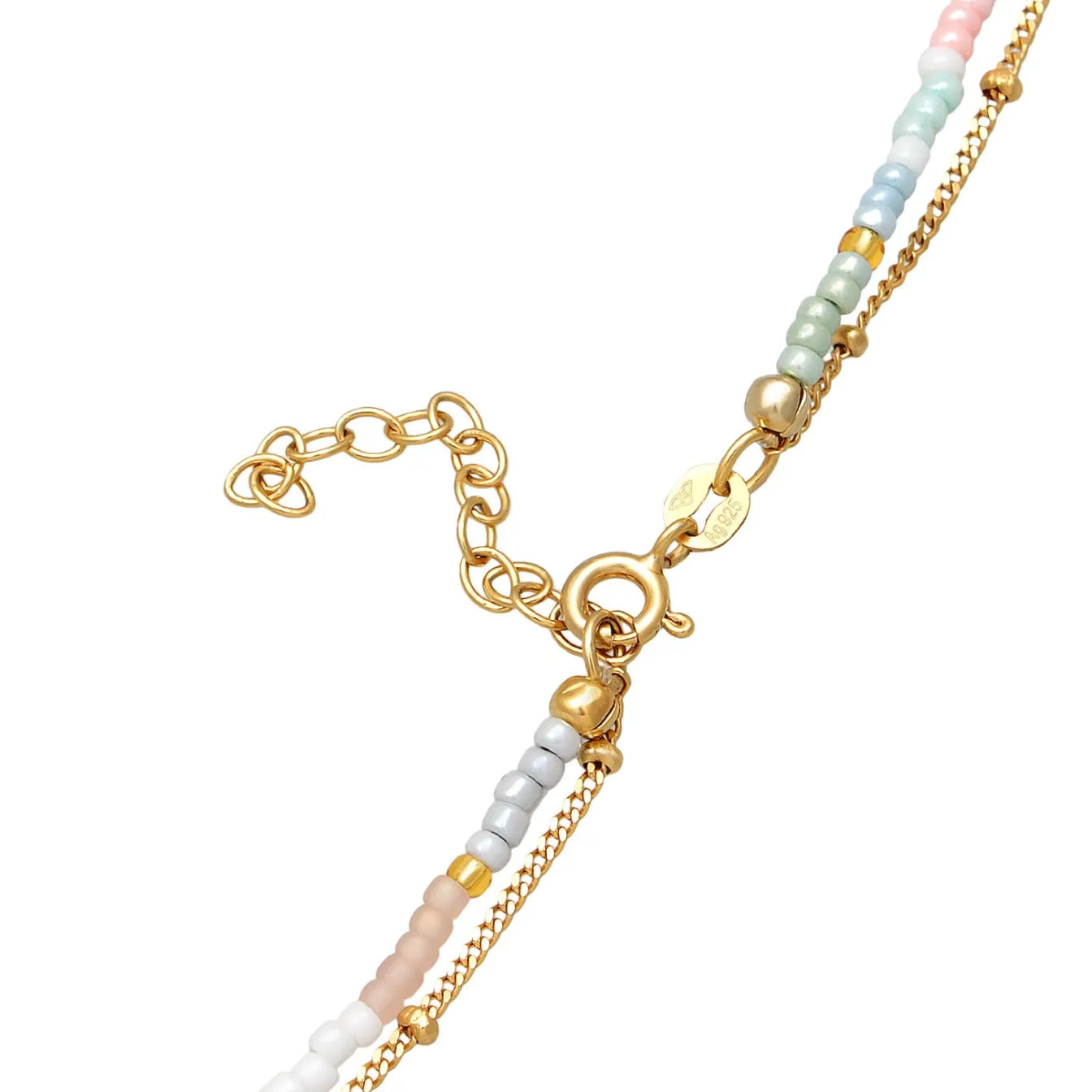 Elli "Layer-Choker Herz Beads | Süßwasserperlen< Symbol-schmuck|Herz-schmuck