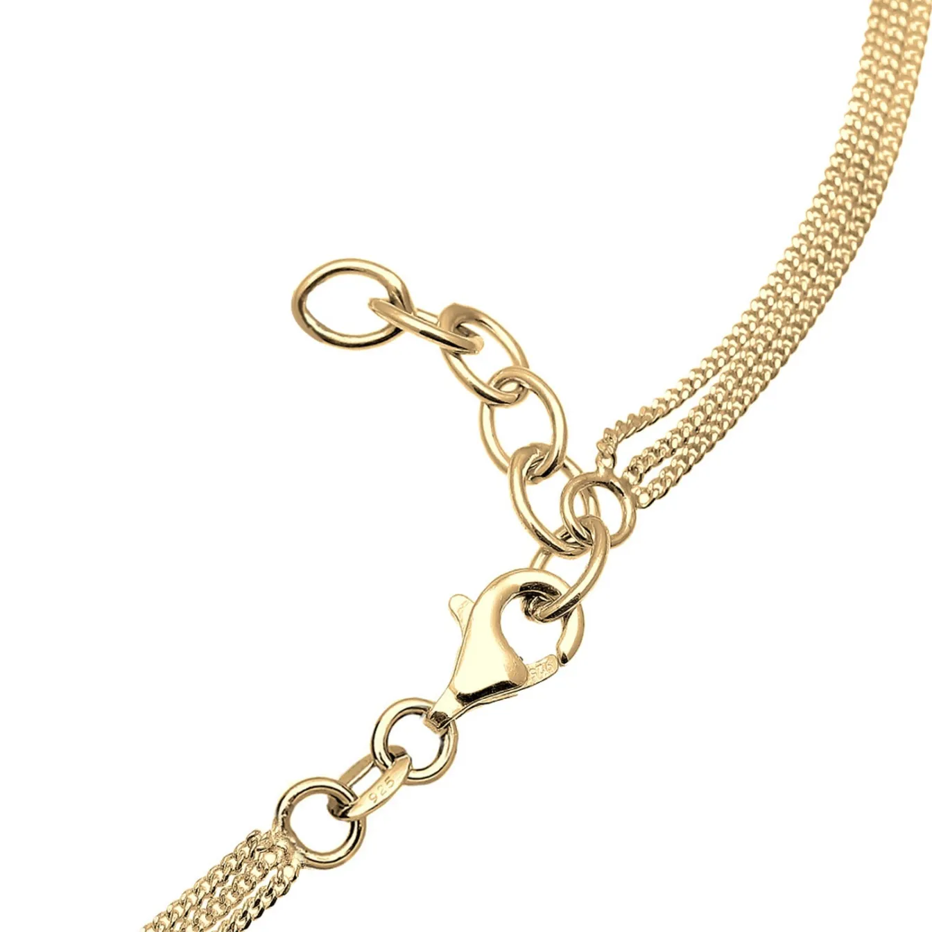 Elli "Layer-Halskette Astro | Kristall (Weiß)< Symbol-schmuck|Halsketten