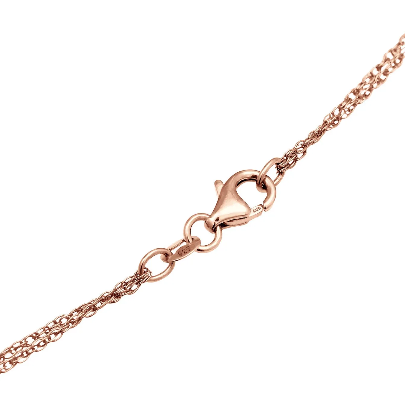 Elli "Layer-Halskette Basic Plättchen< Roségold|Halsketten