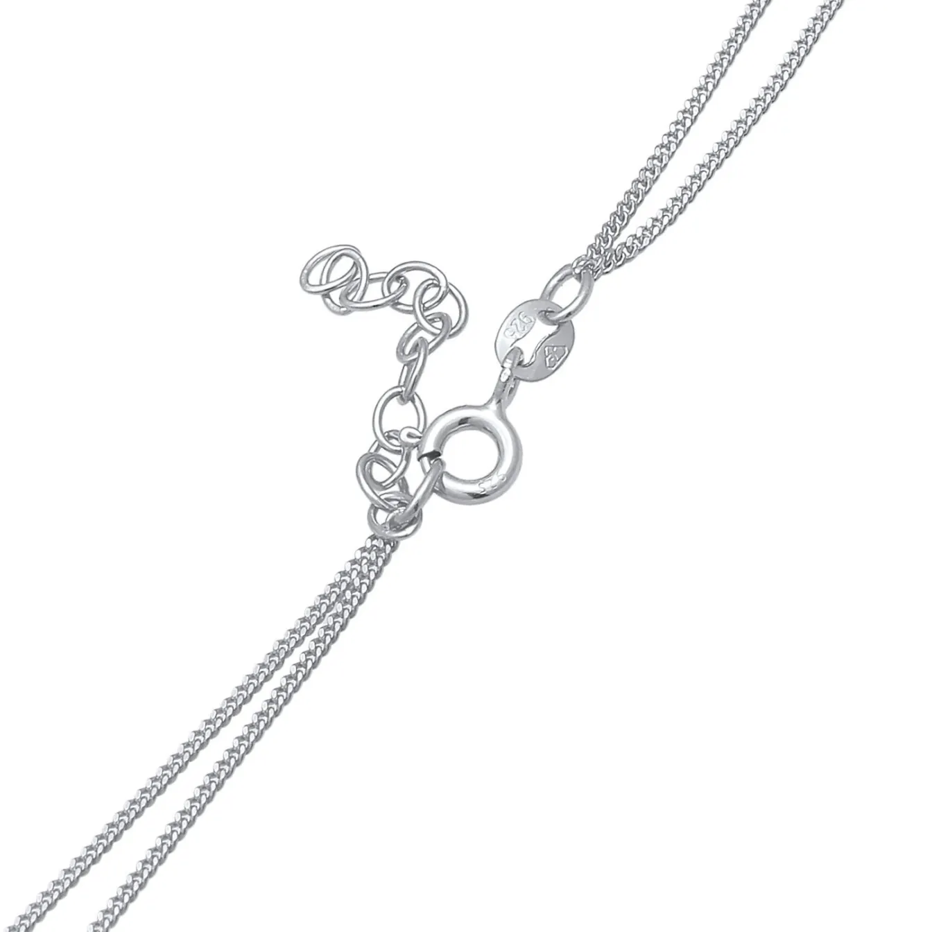 Elli "Layer-Halskette Blitz | Kristall (Weiß)< Symbol-schmuck|Halsketten