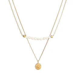 Elli "Layer-Halskette Boho | Süßwasserzuchtperlen< Symbol-schmuck|Perlen